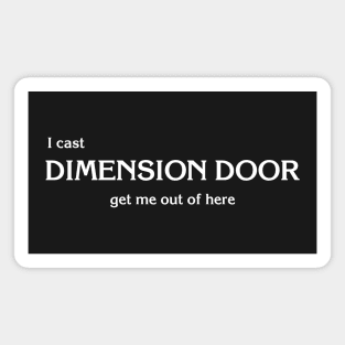 D&D: Dimension Door Magnet